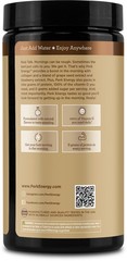 Perk Energy Original Dutch Hot Cocoa (20 Servings) – Soy Free, Peanut Free