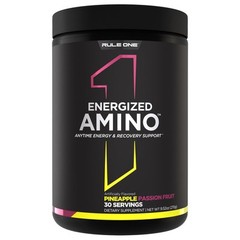 Rule 1 Energized Amino – Anytime Energy and Recovery Support with BCAAs, Glut…