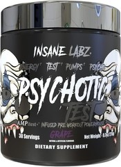 Insane Labz PSY-CHO-TIC TEST Testosterone Booster Pre-Workout 30 Servings New