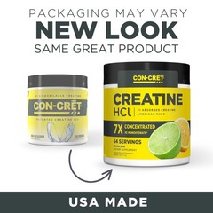 CON-CRET Creatine HCl Powder | Muscle, Cognitive, Cellular Energy Support | N…