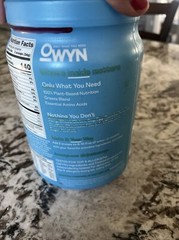 OWYN Only What You Need Plant-Based Protein , Smooth Vanilla, 1.05 lbs
