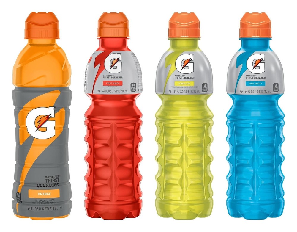Gatorade 24oz Sport Bottle Variety 12 Pack — 4 Flavors Mixed