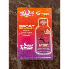 5-HOUR ENERGY Pre-Workout Shot — Sport Citrus Boost 6 Count