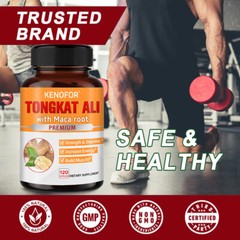 Maca Relieve Stress Sexual Desire Ginseng Male Energy for Men 120 Capsules