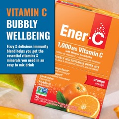 3/28 Ener-C Multivitamin Drink Mix – Vitamin Packets for Water, Electrolytes Pow