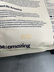 Be Amazing Vegan Protein Powder Brown Sugar Oatmeal 25 Serv 8oz Exp 07/2027