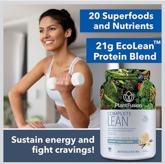 PlantFusion Complete Lean Creamy Vanilla Bean 29.63 oz (EXP:02/27)