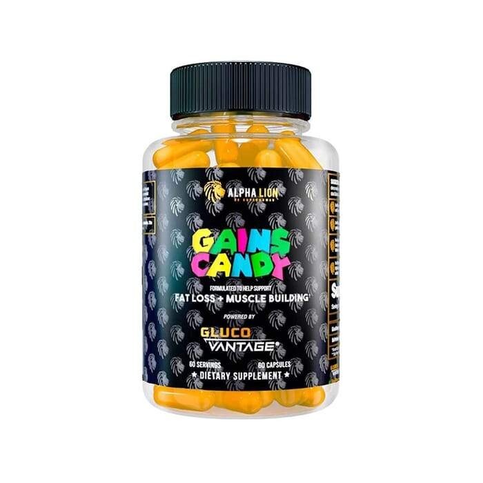 Alpha Lion GAINS CANDY GlucoVantage 60 caps – Fat Loss & Muscle Building