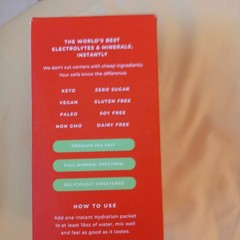 AutographedShaunJohnson Instant Hydration Electrolyte Drink Mix Cherry Limeade