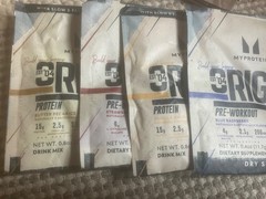 15 Variety pack My Protein Origin Pre Workout Mix Favor MyProtein Exp 07/26 +