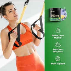 Blueberry Lemonade Creatine Monohydrate, 360g – Gluten Free & Keto
