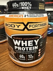Body Fortress Whey Protein Powder 100% Whey Instantized Chocolate 1.78 lb