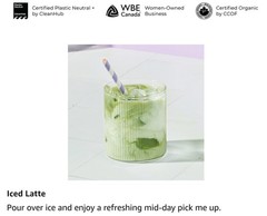 Blume SUPERFOOD LATTE BLEND 3.5 oz (25 Ser) Matcha Coconut Flavor BEST BY 08/26