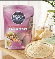 Booty Curve Protein Powder Chocolate 400g + Flat Belly Syrup 200ml (7D YEM)