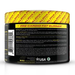 Fat Burner Weight Loss Alpha Cuts Pre Workout Powder Alpha Pro Nutrition Burn