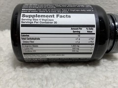 Natural Sport Pro Muscle Nitric 120 Capsules Nitric Oxide Formula VegCaps