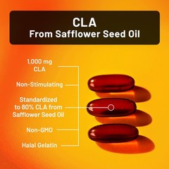 NatureWise CLA 1250 – Conjugated Linoleic Acid Supplement for Women and Men, …