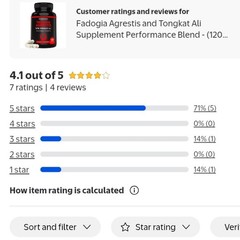 Fadogia Agretis Tongkat Gummies 1 Month Supply for Vigor Test Booster+ Endurance