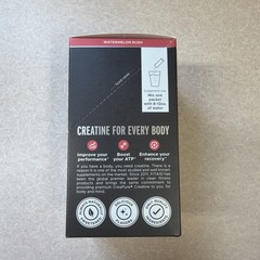 FITAID Creatine Powder, Watermelon Rush, 14 Packets, 14 Servings