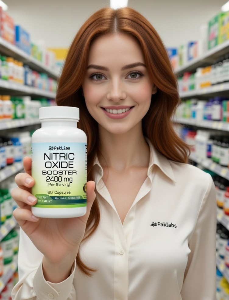Nitric Oxide Booster 2400mg capsules serving – USA Deal.]