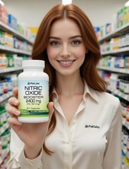 Nitric Oxide Booster 2400mg capsules serving – USA Deal]