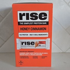 Rise Simplest Protein Bar 16 Bars (8) Almond Honey & (8) Honey Cinnamon