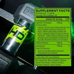 Cellucor SuperHD High-Definition Fat Burner – ALL SIZES!! PILLS & POWDER
