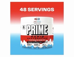 Prime Rapid Rehydration Electrolyte Powder Ice Pop 9.9oz 48 Servings Exp 2/28