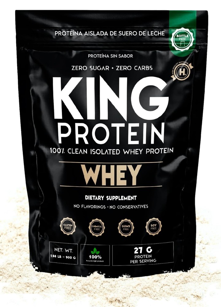 KING Protein Clean Whey Isolate Powder 1.98 Pound (Pack of 1)