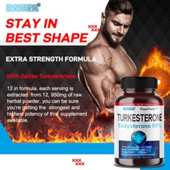 Turkesterone Supplement (Max Purity 98% Extract) Boost endurance and stamina