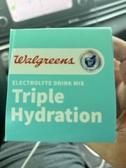 Walgreens Triple Hydration Electrolyte Drink Mix Passion Fruit 10 Packs 5.7 oz