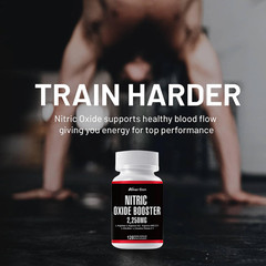 60 Nitric Oxide Booster Supplement w/ L-Arginine Premium Workout Muscle Capsule