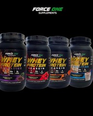 Force One Whey Protein 3lb – Combo 2 Flavors – Mix & Match – Zero Sugar