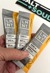 LOT of 3 LMNT ELECTROLYTE Orange Salt HOT or COLD Hydration Drink Packets Sachet