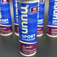 Nuun Sport Electrolyte Tablets Tri-Berry – 80 Count Pack (8 Tubes) EXP 6/26