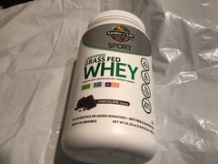 Garden of Life Certified Grass Fed Whey Protein Chocolate wt 24.33 oz NEW 9/26