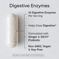 Anti-Inflammatory Digestive Support Plant-Based Probiotic Capsules (90-Count)