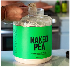 Naked Pea Protein Powder 5LB Unflavored Vegan NSF 76 Servings