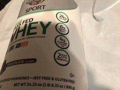 Garden of Life Certified Grass Fed Whey Protein Chocolate wt 24.33 oz NEW 9/26