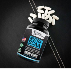Nutra BCAAs Amino Acids, 3000mg – BCAA Pre Workout without Ceatine, Non-GMO