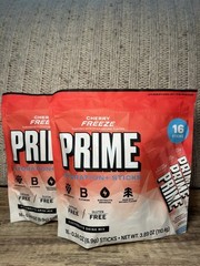 Prime Hydration+ Cherry Freeze Electrolyte Drink Mix Sticks 32 Sticks 02/2028
