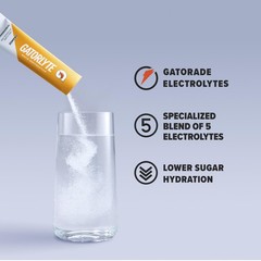 Gatorlyte Rapid Rehydration Electrolyte Beverage, 0.53 Ounce (Pack of 18)