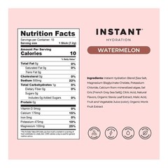 Instant Hydration Watermelon Electrolyte Drink Mix Sports Drink – 10ct/72gms