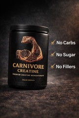 Carnivore Creatine Monohydrate Powder 300g | Pure Creatine | No Fillers,No Sugar