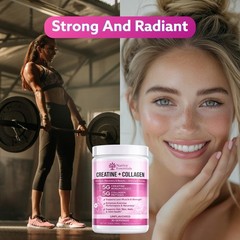 Native Essentials Creatine for Women + Collagen 13.8 Ounce (Pack of 1)