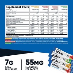 Nutricost BCAA+ Hydration Variety Pack (20 Stickpacks) – Gluten-Free