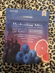 TruHeight Hydration Electrolyte Powder Mix Variety Pack 15 ct Gluten-Free
