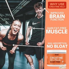 New bod Creatine Hydrochloride Supplement for Men&Women- 75 Servings Exp.07/2028