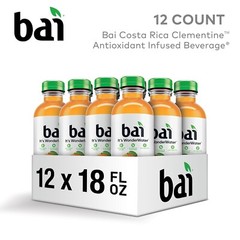 Bai Antioxidant Infused Water Beverage, Malawi Mango, with Vitamin C and No