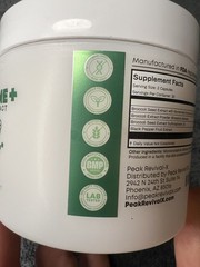 Peak Revival Sulforaphane Cellular Health Cognitive Function Liver Support 12/26